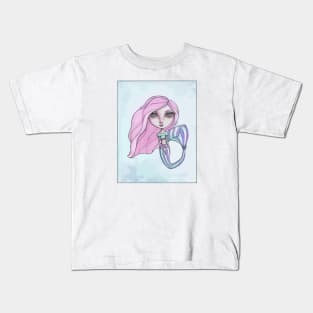 Spring Mermaid Cutie Kids T-Shirt